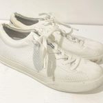 Rothy's Size 8 The Lace Up Bright White Low Top Sneakers Women's Textile FLAWED Photo 4