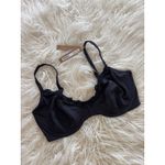 SKIMS  Fits Everybody Lace Demi Underwire Bra Onyx Size 36DDD Photo 2