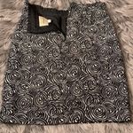 Anthropologie Elevenses ‘Painted Night’ mini skirt paper bag waist lined 2 Photo 4