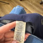 Luxe  Denim Cropped Jeans with Lattice Detail Photo 6