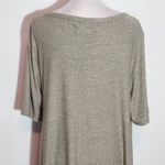 Lou & grey  Green T-Shirt Dress Size Large Heather Green Swing Dress Photo 5
