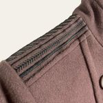 Badgley Mischka Women's Trinity Wool Blend Epaulette Double Breasted Coat Size S Photo 4