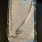 New Silver High Heeled Shoe w crystals & crystal studs Photo 1