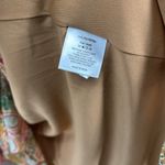 Justin Boots Pink tan maxi wrap Sheath Dress Bishop Sleeves paisley M ruffle Photo 13