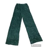 l*space L* Green Leopard Print Harlow Wide Leg High Rise Pants Photo 2