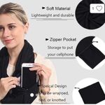Beyond Yoga  Hidden zipper Pocket for cellphone Infinity Scarf black NWTs Photo 4