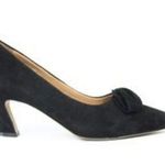 Earthies Prantini black suede bow heels size 8½ Photo 0
