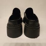 Free People  Lyra Link Loafer Mules Women’s Black & Gold Chain Size 9.5 /40 Photo 6