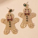 Altar'd State NEW Altar’d State Arula Christmas Gingerbread Earrings Photo 0