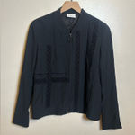 Akris Punto  Lace Detail‎ Bomber Jacket Photo 0