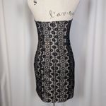 Cotton Candy LA Lace Strapless Dress Black Size Large Photo 8
