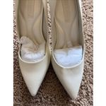 Charles and Keith  Ivory Cream Classic Neutral Leather Heels Womens 38 US Womens 8 Photo 1