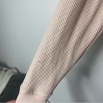 Billabong Waffle Knit Light Pink Long Sleeve Crop Top S Photo 2