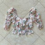 For Love & Lemons Paradis Blouse Vintage $158 Sz Small Photo 7