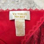 Victoria's Secret Vintage Gold Tag Sleep Night Gown Set medium Red Polyester Photo 2