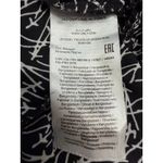 Jacqueline de Yong JDYZOEY Black White Abstract Print Midi Shirt Dress Size 36 S Photo 4