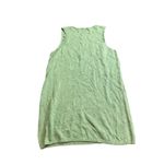 Free People  BEACH GREEN COTTON /‎ Linen Blend DRESS XL Photo 4