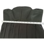 Rebecca Romero Black Silk Peephole Chest Pleated Grace Dress Size 6 Gown Maxi Photo 7