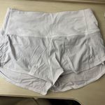 Lululemon White 2.5” Speed Up Shorts Highrise Photo 0