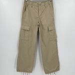 Levi's 94 Baggy Cargo Utility Pants Tan Khaki High Rise Women’s Size 26 W26 L30 Photo 2