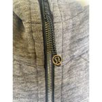 Lululemon Scuba Hoodie Heather Gray Full Zip Sz 8 Cotton Women’s Athletic Photo 4
