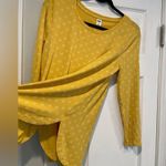 Old Navy NWT Size S Luxe Marigold Long Sleeve Crew Neck Pullover Round Hem Top Photo 5