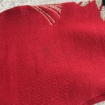 Jaeger Vintage  Sweater Womens Medium Embroidered Rope Metallic Black Red Photo 6