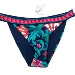 Trina Turk India Garden Banded Hipster Bikini Bottom Reversible Blue Colorful 6 Photo 2