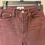 RE/DONE ReDone‎ Women 25 70s Ultra High Rise Stove Pipe Jeans Pants Washed Plum Purple Photo 3