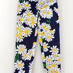 Lilly Pulitzer Pants Womens Size 2 Resort Style Ladybugs White Daisies Preppy Photo 0