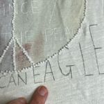 American Eagle Outfitters beaded peace sign good morning short sleeve shirt Photo 8