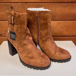 a.n.a  Ronnie Faux Suede Boots Sz 9.5 Whiskey NIB Photo 0