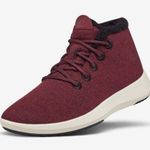 Allbirds  Wool Runner-up Mizzle Fluff Sneaker Boots Red White Sole Size 7 Women’s Photo 1