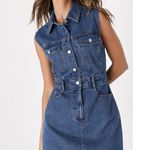 Lulus 🆕 Ready to Charm Medium Wash Denim Mini Dress Photo 2
