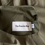 The Frankie Shop LouLou Flouncy Hem Maxi Dress NEW Size Small in Khaki Green Photo 6