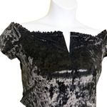 Aeropostale Women’s Velvet Off-The-Shoulder Crop Top size XL Photo 4