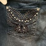 Vip Jeans V.I.P. Jeans Distressed Dark Wash Embellished Pocket Skinny Jeans Size 15/16 NEW Photo 9
