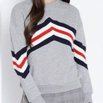Mango Sweatshirt Sweater Patriotic Striped Photo 0