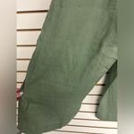 J.Crew Seaside Pants Linen Wide Leg Olive Green Size LT Drawstring Pull On NWT Photo 5