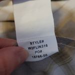 prAna  FLINT MAXI TUNIC SHIRT DRESS GRAY PLAID BUTTON FRONT M Photo 15