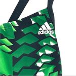 Adidas Performance Infinitex Primal Black & Green One Piece Tank Swimsuit Photo 1