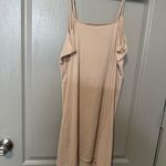 Beige Spaghetti Strap Full Slip Dress Jockey XL Smoothing Dress Photo 2
