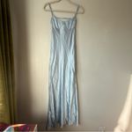 Princess Polly  Jazelle Blue Satin Maxi Dress 0 Photo 4