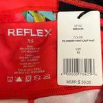 Reflex De Janeiro NWT Multicolor Tropical Mesh Stretch Pull On Crop Legging XS Photo 3