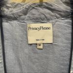 Privacy Please  Star Print Crop Top Blue White Size Medium Photo 4