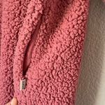 PINK - Victoria's Secret Pink Victoria’s Secret Sherpa 1/4 Zip Pink Pullover Sweater XS Photo 2