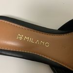 MILANO BLACK GLITTER SLIP ON SHOES SIZE 11B FLATS Photo 1