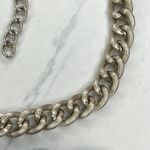 Fabric Flowers Silver Chain Belt Y2K Festival Style Large/Extra Large ✨ Photo 5