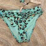 BCBGeneration  NWT leopard blue black bathing suit bikini large Photo 1