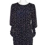 ZARA NWT  Bloggers Fav Puff Sleeve Sheer Textured Floral Dress Photo 7